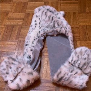 Pottery Barn Kids Snow Leopard Hat